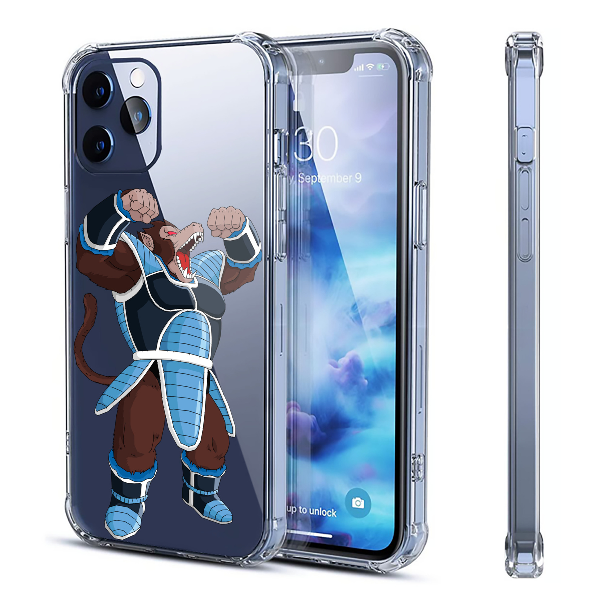 （画像用） ドラゴンボール DRAGON BALL 【iPhone 12シリーズ対応】透明スマホケース（クリアソフトケース）